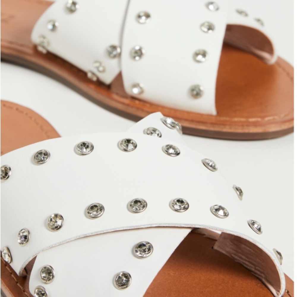 Schultz Polinka White Sandals - Size 6.5